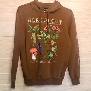 Harry Potter Herbology Hoodie Sweatshirt Size Small
